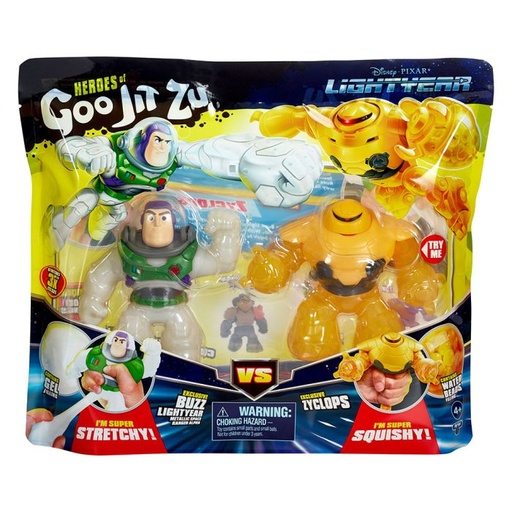 [BT41420] Figura Goo Jit Zu Disney Buzz Lightyear vs Zyclops 4a+