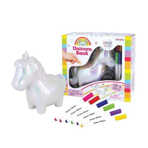 [CMDIY764] Pinta Tu Propia Alcancía de Unicorneo 8a+
