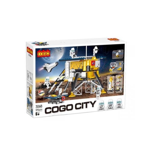 [CO3068] Cogo - Cohete Espacial 4en1 595pzs