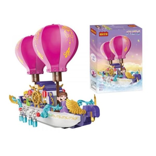 [CO3294] Juego de bloques de construcción - Barco Magico de Princesas - 358 piezas