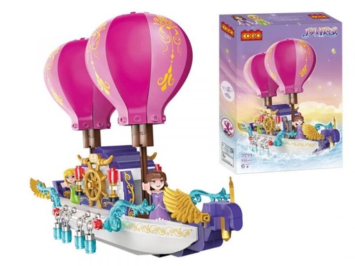 [CO3294] Juego de bloques de construcción - Barco Magico de Princesas - 358 piezas