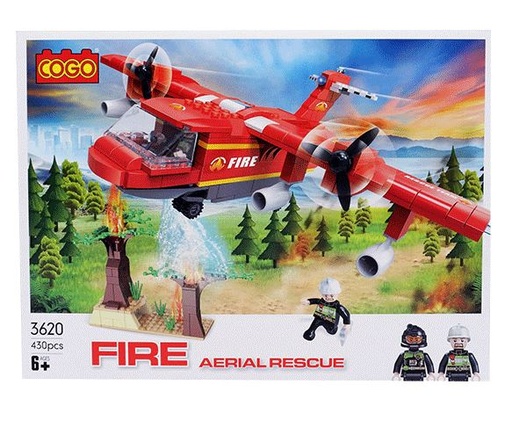[CO3620] Bloques de Construcción Bomberos 430pzs