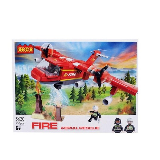 [CO3620] Bloques de Construcción Bomberos 430pzs