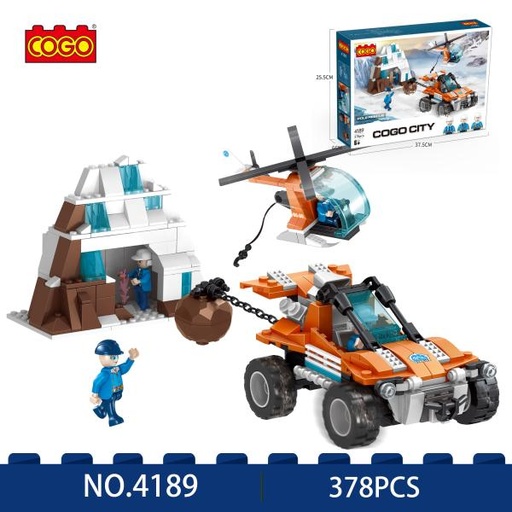 [CO4189] Policia Rescate Armable 378pzs 6a+