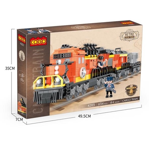 [CO4203] Tren de Carga 634 piezas.