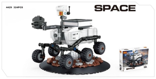 [CO4429] Vehiculo Mars Rover Space Armable 326pzs 6a+