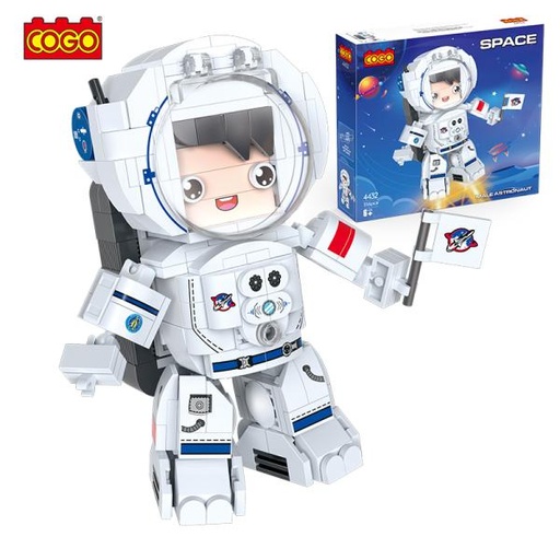 [CO4432] Cogo - Figura Astonauta Armable 316 pzs 6a+