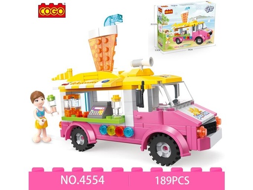 [CO4554] Camioneta de Jugos Armable 189pzs 6a+