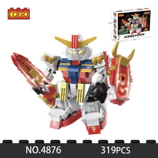 [CO4876] Cogo - Robot Armable King Han 319 pzs 6a+