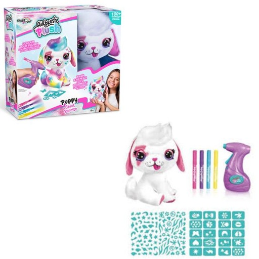 [CTOFG249] Airbrush - Perrito de Peluche con Aerógrafo Style 4 Ever 6a+