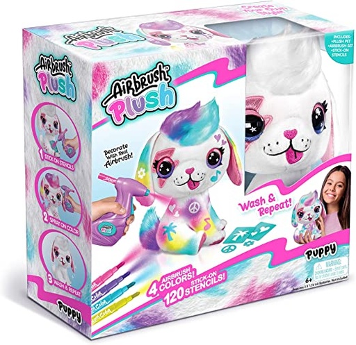 [CTOFG249] Airbrush - Perrito de Peluche con Aerógrafo Style 4 Ever 6a+