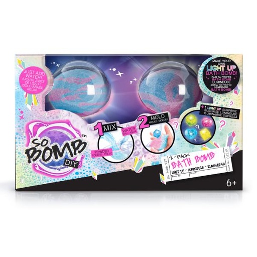 [CTBBD032] Crea Tus Bombas de Baño con Sorpres de Lumínosas Set de 2 ( Surtido 2 ) 6a+ ( Se venden por separado)