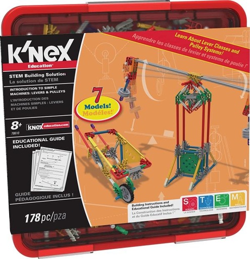 [BFKN78610] Máquinas Simples de Construcción K'nex 7en1 8a+