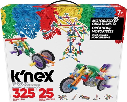 [BFKN85049] Vehiculos de Construcción K'nex 25en1 325 Pzs 7a+