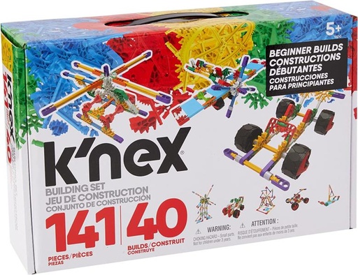 [BFKN15210] Vehiculos de Construcción K'nex 40en1 141 Pzs 5a+