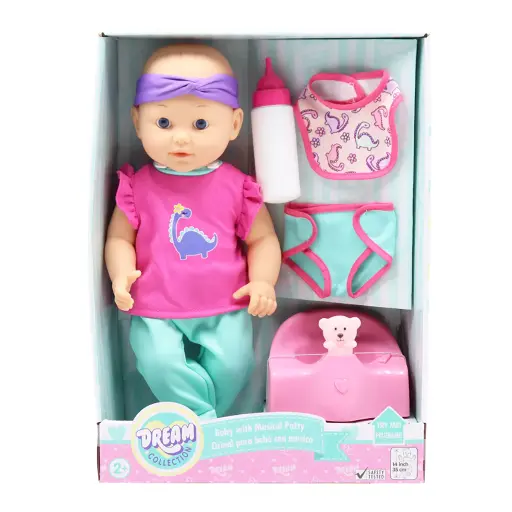 [GIG21138] Bebé con Orinal con Musica Drean Collection 2a+ Surtido de 2 ( se venden por separado )