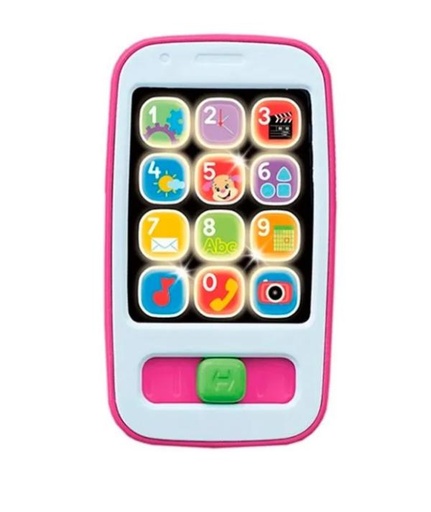 [MTDKK12] Fisher Price /  Ríe Y Aprende Smart Phone De Aprendizaje Rosado 6m+