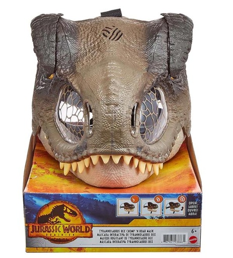 [MTGWD71] Mascara Interactiva Jurassic World TRex 6a+