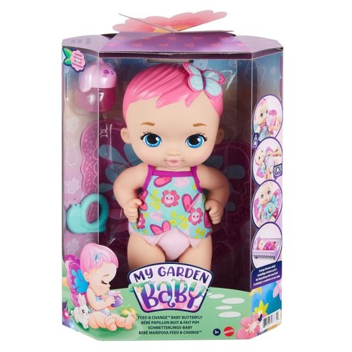 [MTGYP09] My Garden Baby Bebé Mariposa Hora de Hacer Pipí y Cepillar Dientes