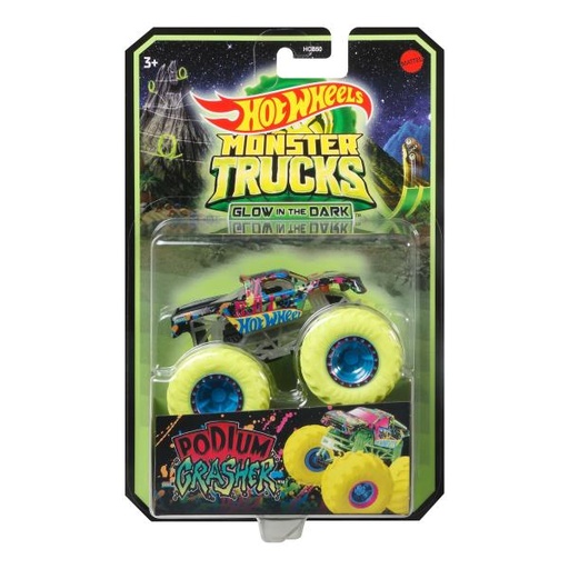 [MTHCB50] Hot Wheels Monster Trucks Glow in The Dark Escala 1:64 3a+ (Surtido de 6 Se Venden por Separado)