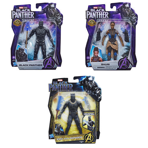 [HBE0868] Figura Black Panter Wakanda Forever Surtido de 2 ( Se venden por Separado ) 4a+