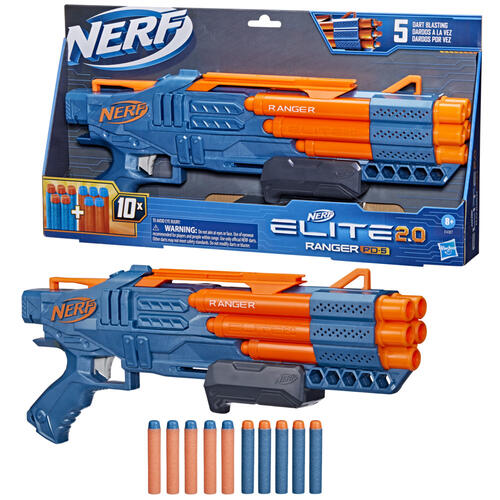 [HBF4187] Lanzador Nerf Elite 2.0 Ranger PD5 8a+