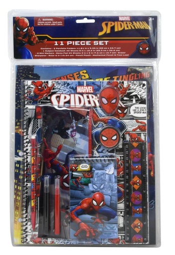 [UP710333] Set de Folder con Libretas y Accesorios de Spider-Man 3a+