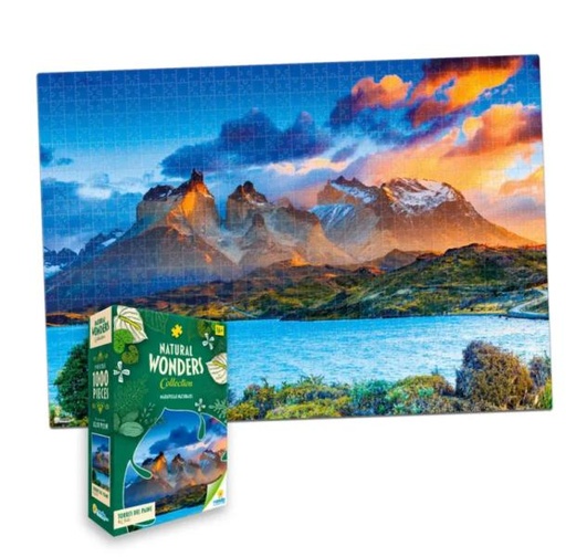 [RN12510] Rompecabezas Colección Maravillas Naturales 1000Pzs Torres del Paine Chile 16a+