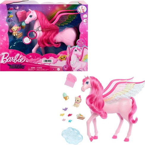 [MTHLC40] Pegasus Barbie Toque Magico con Luz Y Sonido 3a+