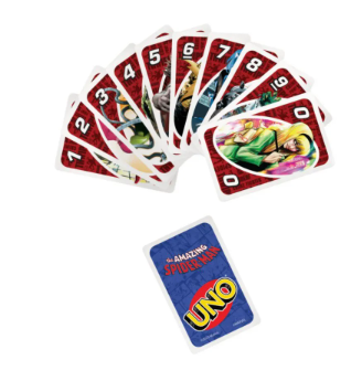 [MTHXY08] Mattel Games - Juego de Mesa Uno de Amazing Spider - Man 7a+