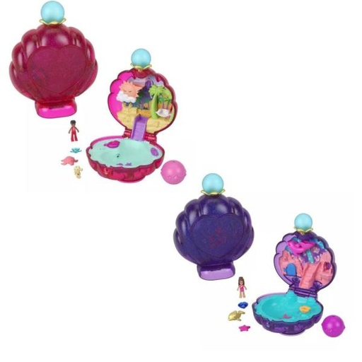 [MTHKV44] Polly Pocket Aventura en la Cala Brillante 4a+ ( Surtido de 2 - Se Venden por Separado )