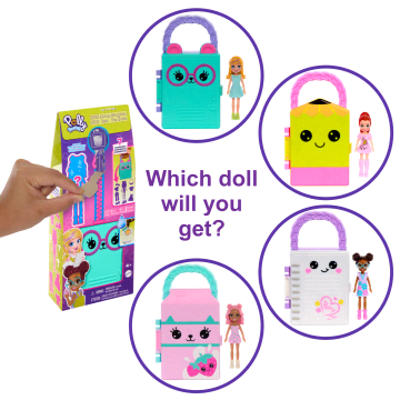 [MTHRD64] Polly Pocket Fiestra Disco Fashion Reveal 4a+ ( Surtido de 4 - Se Venden por Separado )