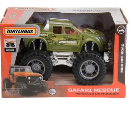 [FX603] VehIculo Matchbox de Fricción Safari Rescate 3a+