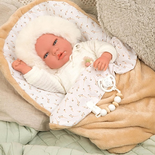 [AS98146] Bebé Real 40cm Arias Reborn Alejandra con Manta 6a+