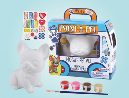 [CMDIY864] Perro para Pintar con Stickers 3a+