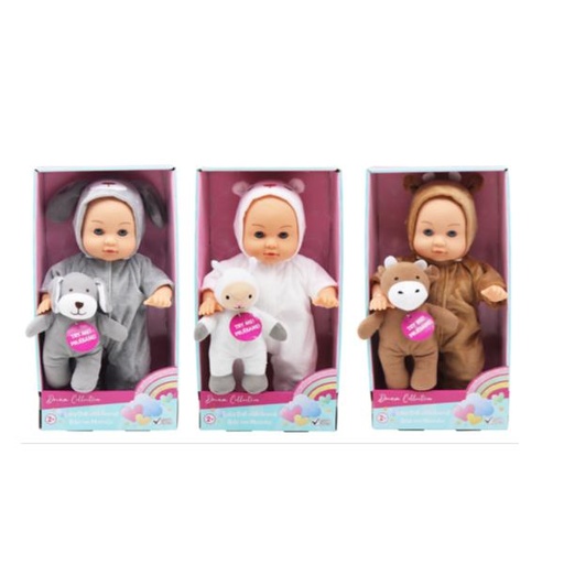 [GIG23603] Bebé con Mascota de Peluche Dream Collection  2a+ / Surtido 3 -  Se venden por separado