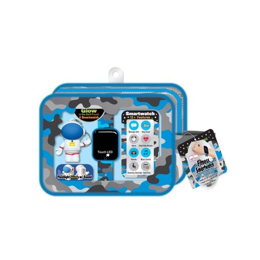 [HF614CAMO] Reloj Inteligente Deportivo con Accesorios 12a+ Azul