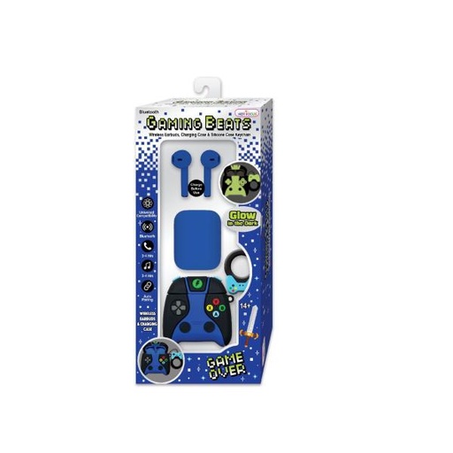 [HF622NGC] Audifonos inalambricos con estuche Recargable 14a+ Azul