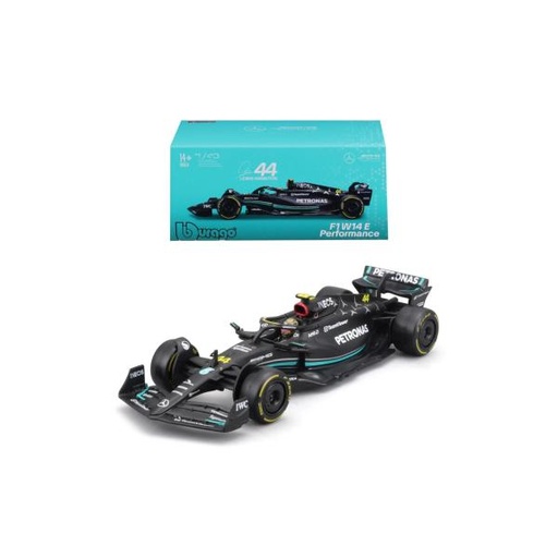 [MB1838081LH] Carro 1:43 Race Mercedes-AMG W14 (2023) Lewis Hamilston Fórmula Uno 14a+ (380817)
