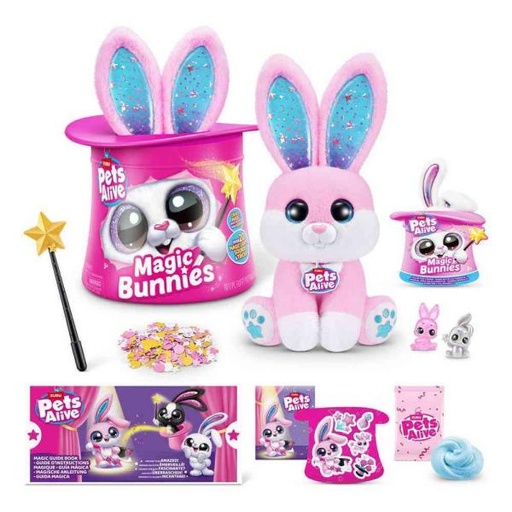 [ZU9549] Pets Alive Magic Bunny Surprise - Sombreros Sorpresa Conejitos Mágicos 3a+ ( Surtido de 3 - Se venden por Separado )
