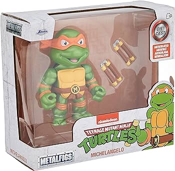 [JA31848] Figura Metálica de las Tortugas Ninja Michelangelo 8a+