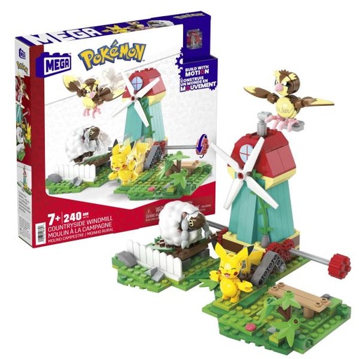 [MTHKT21] Mega Block de Pokémon Molino Campestre 7a+ 240 piezas