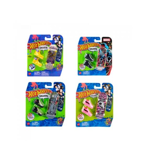 [MTHXL17] Hot Wheels Skate Patinetas con Tenis Retro 5a+ ( Surtido de 4 - Se Venden por Separado )