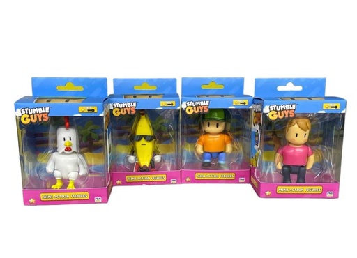 [BTSG3001] Figuras de Mini Accion Stumble Guys 8a+ ( Surtido de 4 Se venden por Separado )