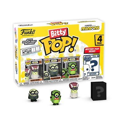 [FK73036] Set/4 Figuritas Funko Bitty Pop! Minions Franken Bob 3a+
