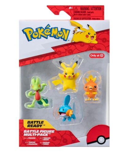 [JZPKW2978] Figuras de Pokémon Set de 4 / 4a+