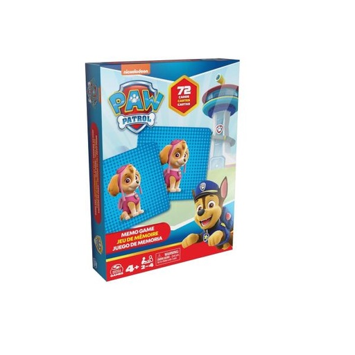 [BT6066834] Boing Toys Games - Juego de Mesa de Memoria de Paw Patrol 3a+