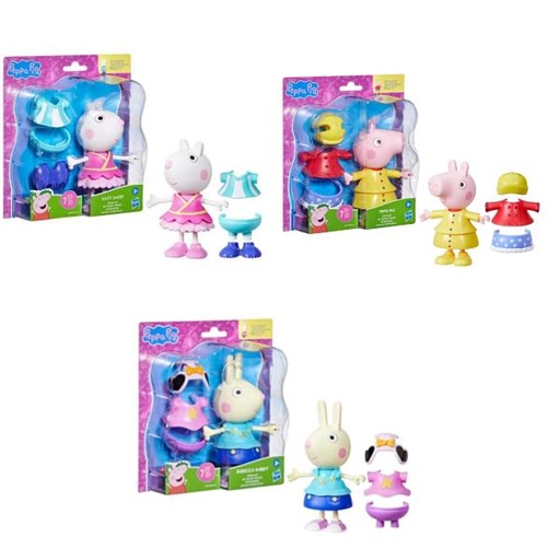 [HBF8859] Figuras Peppa Pig Estilos Divertidos Surt/3 3a+