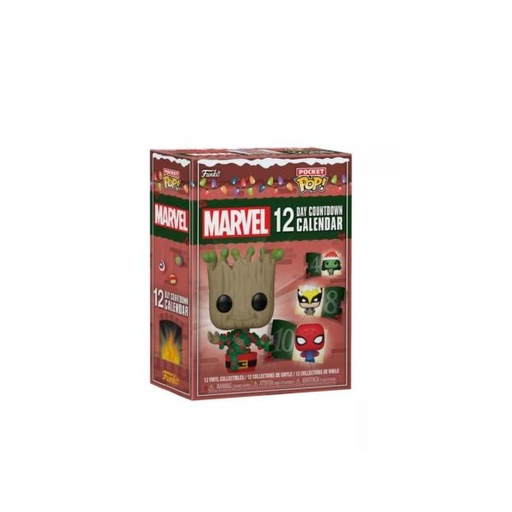 [FK80990] Calendario Cuenta Regresiva de 12  Figuras Por Descubrir de Marvel 6a+