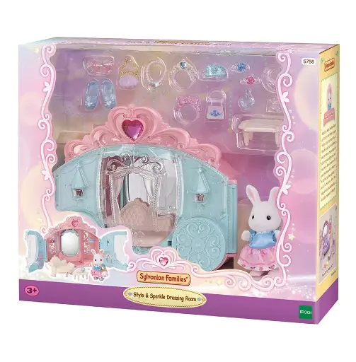[EH05758] Familias Sylvanian Vestidor con Estilo y Brillo 3a+